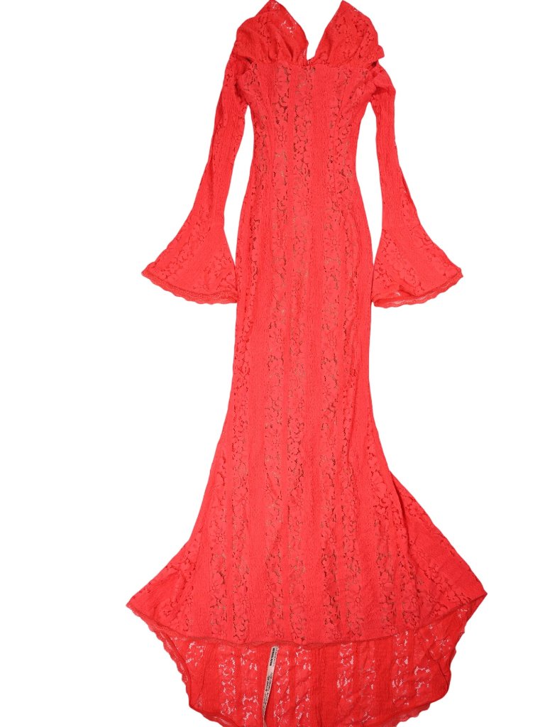 House Of Cb Belle Dress In Red
